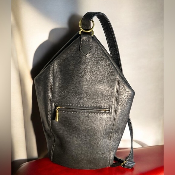 VINTAGE COACH SONOMA LEATHER FLATPACK NUBUC BACKPACK 4917 - Picture 1 of 7